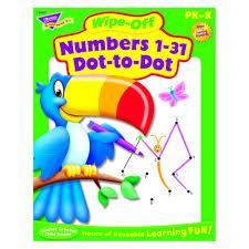Wipe Off - Numbers 1-31 Dot To Dot