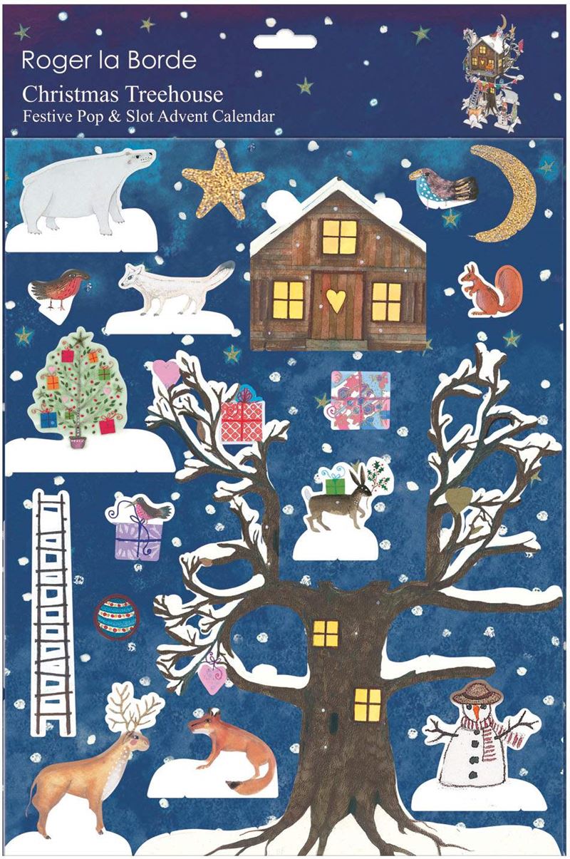 Christmas Treehouse - 3 D Pop and Slot Advent Calendar