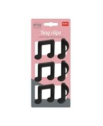 Musical notes Bag Clips