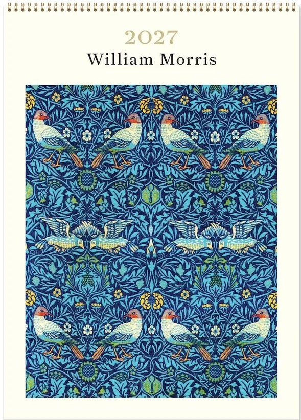 2027 William Morris - Wall Calendar