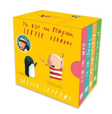 Boy and Penguin - Little Library