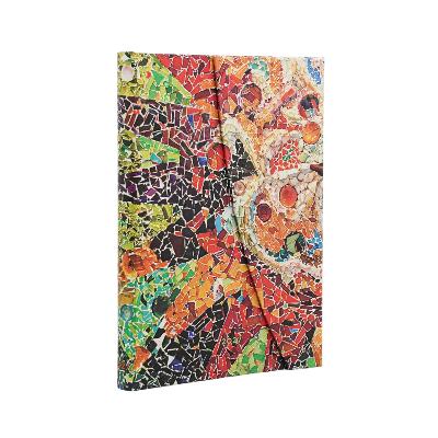 2027 Gaudis Sun (Gaudis Mosaics) Midi 12-Month Hardcover Dayplanner (Wrap Closure) Verso