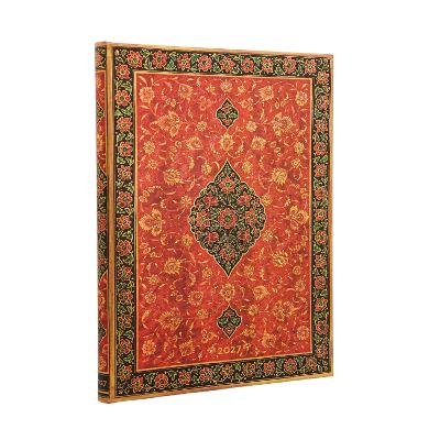 2027 Layla (Persian Poetry) Ultra 12-Month Hardcover Dayplanner (Elastic Band Closure) Verso
