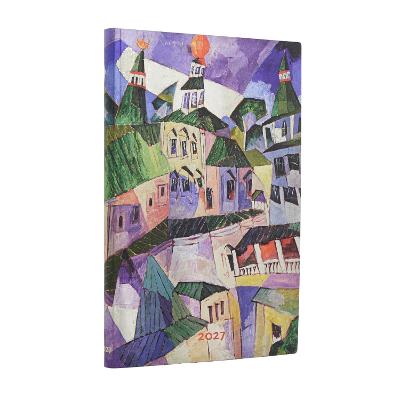 2027 St. Petersburg (Lentulov's Cityscapes) Maxi 12-Month Softcover Dayplanner (Elastic Band Closure) Horizontal