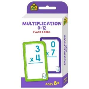 Flash Cards - Multiplication 0 - 12