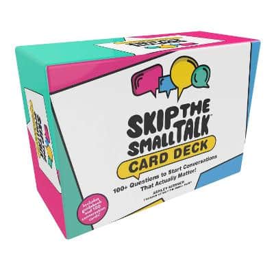 Skip the Small Talk Card Deck - 100+ Questions to Start Conversations That Actually Matter!