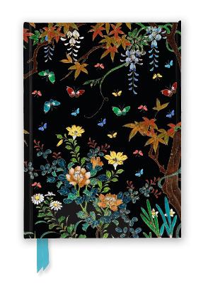 Ashmolean Museum - Cloisonne Casket with Flowers and Butterflies Foiled Journal